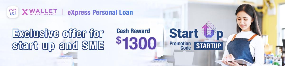 Get $1,300 Cash Rewards from X Wallet for Start Up and SME