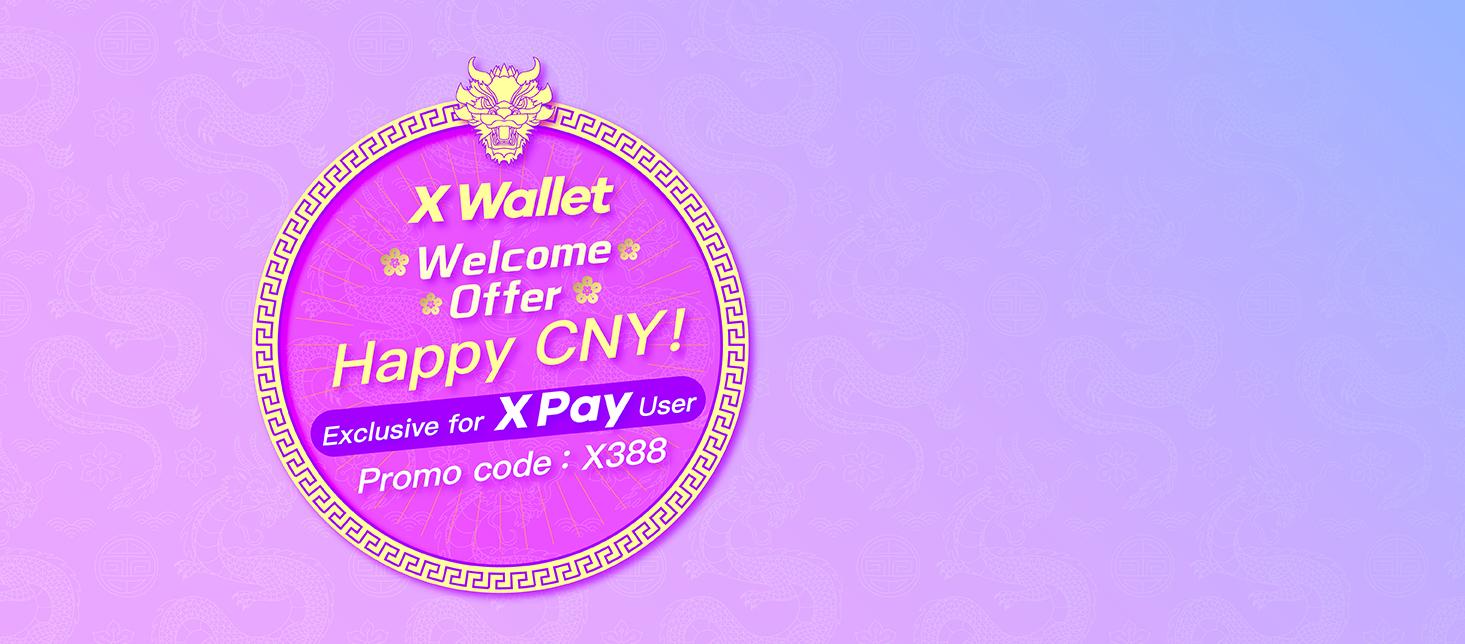 X Pay Users Privilege: X Wallet Welcome Offer Up to $1,088 Cash Rebates
