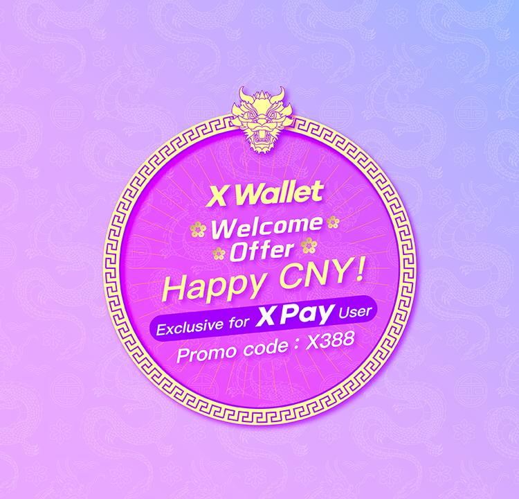 X Pay Users Privilege: X Wallet Welcome Offer Up to $1,088 Cash Rebates