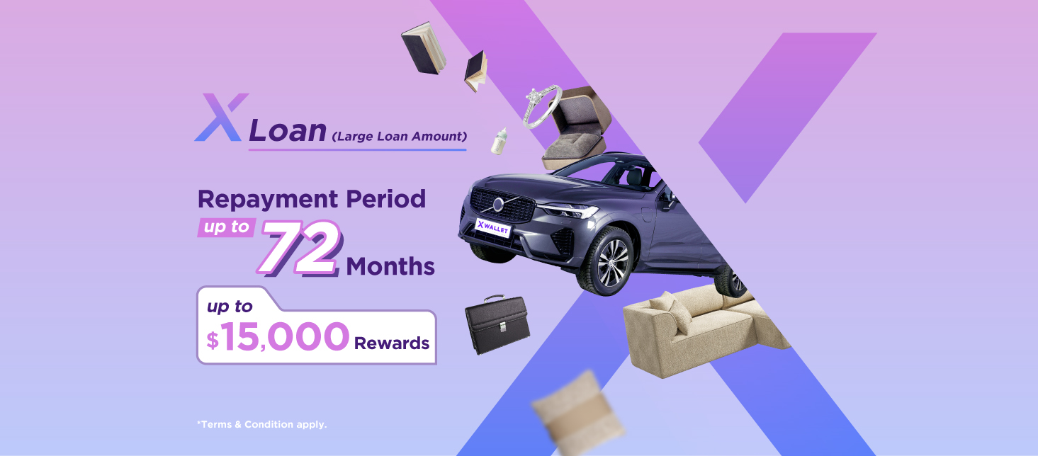 【X Wallet New Welcome Rewards】Get total up to $15,000 Reward Offer for X Loan / X Debt Consolidation Loan